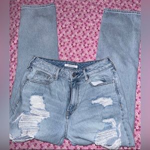 Pacsun ripped mom jeans